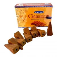 Cinnamon Backflow Dhoop Cone (Корица)(Satya) 10 конусов в упаковке