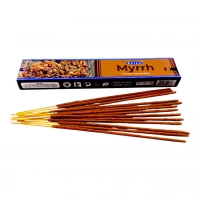 Myrrh premium incence sticks (Мирра)(Satya) пыльцовое благовоние 15 гр.