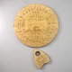 Спиритическая доска OUIJA Круглая светлая на украинском языке (d=36,5см×0,8см)