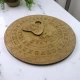 Спиритическая доска OUIJA Круглая светлая на украинском языке (d=36,5см×0,8см)
