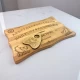 Спиритическая доска OUIJA Эксклюзивная светлая, на украинском языке (46×29×1,8см),резная,массив де