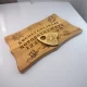 Спиритическая доска OUIJA Эксклюзивная светлая, на английском языке  (46×29×1,8см),резная,массив д