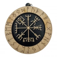 Рунический став Вегвизир(d-90мм),дерево.