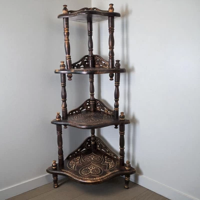 Этажерка из мангового дерева на 4 полки (115х59х42 см) Этажерка из мангового дерева на 4 полки (115х59х42 см)