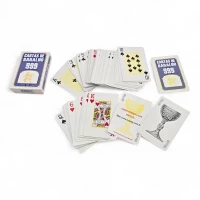 Карты игральные 999 с синей рубашкой 8.5 x 5.6 см, ламинированный картон