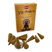 Yog Chakra Masala Big Cone, масала конусы, 10 шт с подставкой