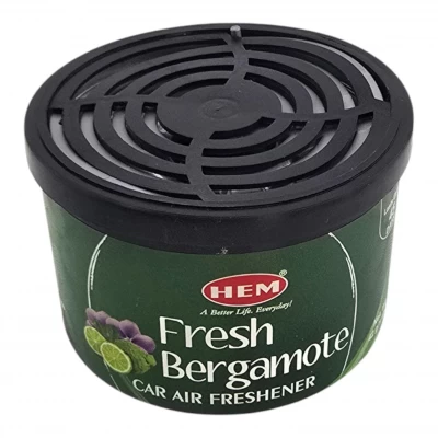 Ароматизатор для авто HEM Fresh Bergamote в баночке