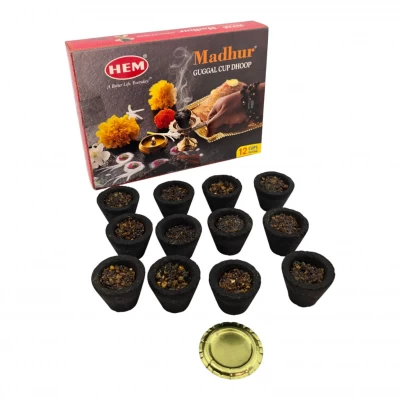Madhur Guggul Cup HEM 12 шт ароматические чаши