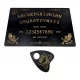 Спиритическая доска OUIJA,на французском языке,темная (44,5×29×0,8см)