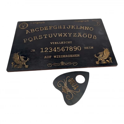 Спиритическая доска OUIJA ,на немецком языке,темная (44,5×29×0,8см)