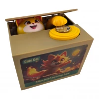 Интерактивная копилка Котёнок на батарейках (12 х 10 х 9 см)