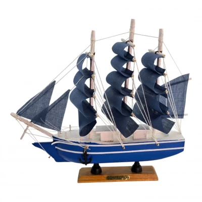 Модель парусника Синие Паруса (21,5х24х4,5 см)