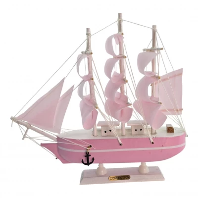 Модель парусника Розовые Паруса (21,5х24х4,5 см)