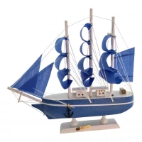 Модель парусника Синие Паруса (21,5х24х4,5 см)