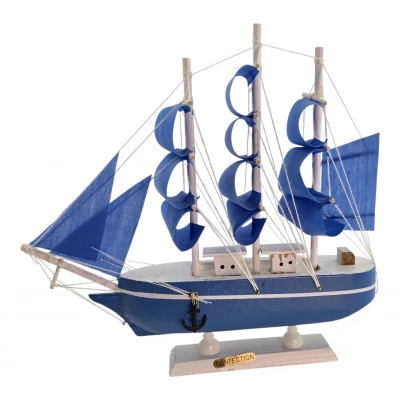 Модель парусника Синие Паруса (21,5х24х4,5 см)