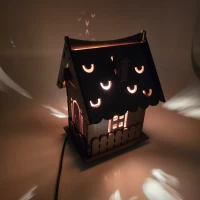 Соляная лампа из гималайской соли Домик света (24х17х17cм)