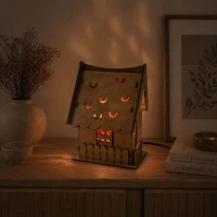 Соляная лампа из гималайской соли Домик света (24х17х17cм)
