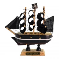 Модель парусника на подставке Пиратский корабль (10 × 10 × 2,5 см)
