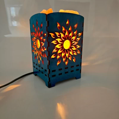 Соляная лампа из гималайской соли Сияние солнца (21х10,8х10,8 cм) Соляная лампа из гималайской соли Сияние солнца (21х10,8х10,8 cм)