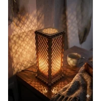 Соляная лампа из гималайской соли Цветок жизни (27х10,8х10,8 cм)