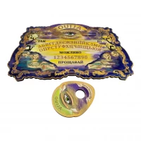 Спиритическая доска OUIJA, цветная Античная на украинском языке (45×29×0,8 см).