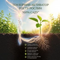 Тензорный активатор роста растений Аура сада(30*2.5см),медь м1,2мм.