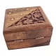 Шкатулка из палисандра резная (5,7х10,2х10,3 см) Шкатулка из палисандра резная (5,7х10,2х10,3 см)
