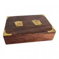 Шкатулка для карт палисандр (15,3х11,5х4 см) Шкатулка для карт палисандр (15,3х11,5х4 см)