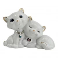 Котики пара фарфоровые (7,9х11х4,3 см) Котики пара фарфоровые (7,9х11х4,3 см)