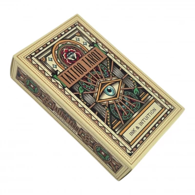 Карты Таро «Тату Таро: Чернила и интуиция» (Tattoo Tarot: Ink & Intuition) (10,5х6,2х2,7 см) Карты Таро «Тату Таро: Чернила и интуиция» (Tattoo Tarot: Ink & Intuition) (10,5х6,2х2,7 см)