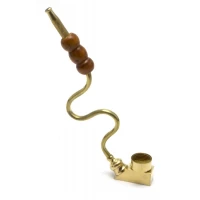 Трубка бронзовая гнутая (13,5х7х1,3 см)(ZIK ZAK)A