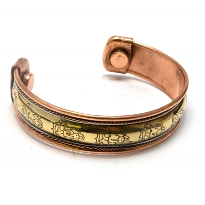 Браслет медный с магнитами Ганеш (№2)