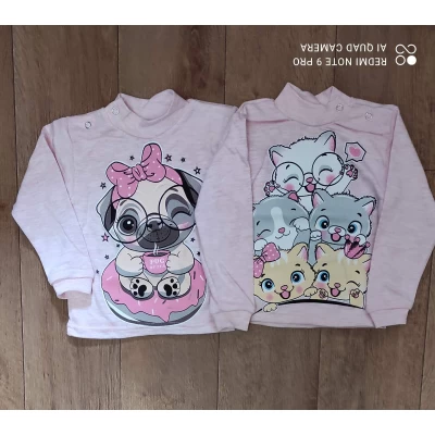 Водолазка интерлок 2 кнопки Разм 24-28