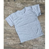 Футболка серая кулир Разм 30-38