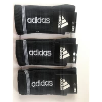 Носки ADIDAS ликра мужская 41-44 высокая резинка. Цвет : чёрный