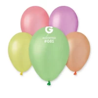 Воздушные шарики ассорти неон 8" (21 см) 