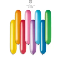 Воздушный шар - цилиндр ассорти торпеда (100шт)