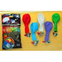 Световые шары для запуска в небо, набор со светодиодом, мигающие, 5 шт.