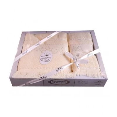 Набор полотенец Gulcan Premium 2-ка (лицо + баня) Турция Набор полотенец Gulcan Premium 2-ка (лицо + баня) Турция