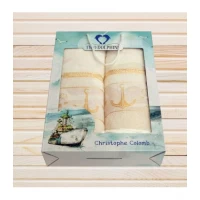 Набор полотенец Two Dolphins bukle 2-ка (л+б) colomb (в ассортименте)