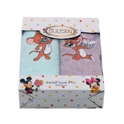 Салфетки махровые Gulcan Mouse 30*50 2 штуки Турция Салфетки махровые Gulcan Mouse 30*50 2 штуки Турция
