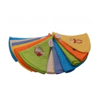 Салфетки круглые Fushia  70x70 вафельные 12 штук