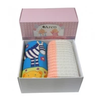 Постельное белье AREN BEBE с вязаным пледом Турция, в ассортименте