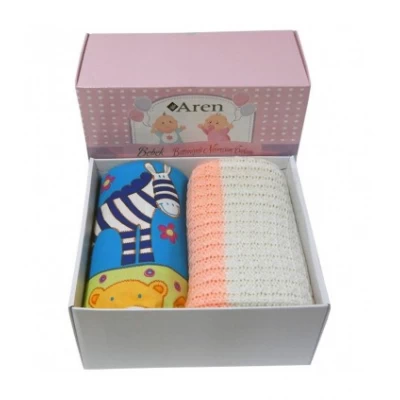 Постельное белье AREN BEBE с вязаным пледом Турция, в ассортименте