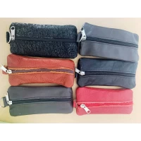 Ключница 14 х 6,5 см кожаная, цвета в ассорт.