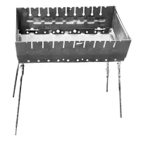 МАНГАЛ ИЗ НЕРЖАВЕЙКИ НА 10 ШАМПУРОВ