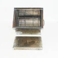 КОПТИЛЬНЯ ДОМАШНЯЯ ДЛЯ ГОРЯЧЕГО КОПЧЕНИЯ 1,5 ММ МАЛЕНЬКАЯ