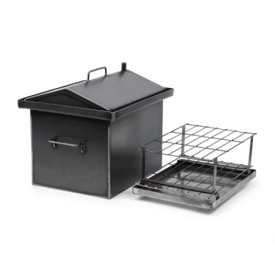 КОПТИЛЬНЯ ДОМАШНЯЯ ДЛЯ ГОРЯЧЕГО КОПЧЕНИЯ 2 ММ БОЛЬШАЯ