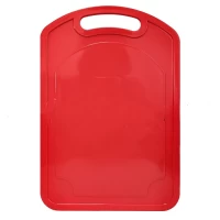 ДОСКА ПЛАСТМАССОВАЯ РАЗДЕЛОЧНАЯ С РУЧКОЙ ПОЛУКРУГЛАЯ ЗУ