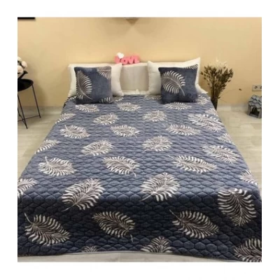 Одеяло-покрывало Kugulu флисовое 200x220 с подушками 50*50 -2 штуки